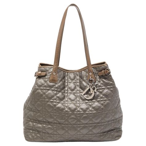 Dior Panarea Cannage Canvas Tote on SALE 